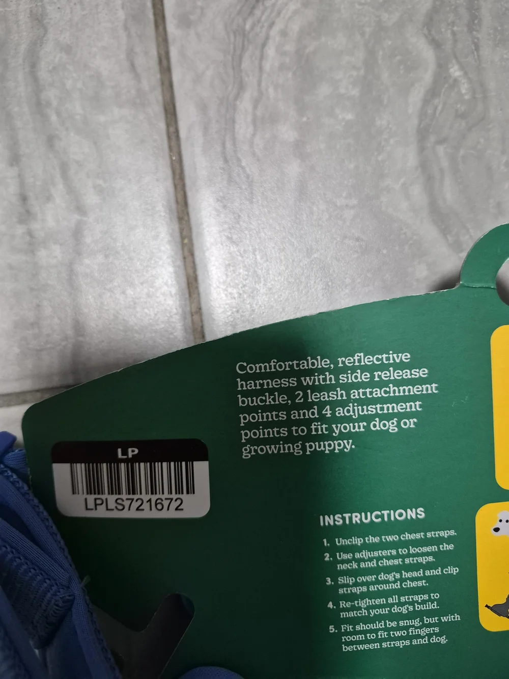 BOOTS & BARKLEY Adjustable Comfortable Dog Harness XL